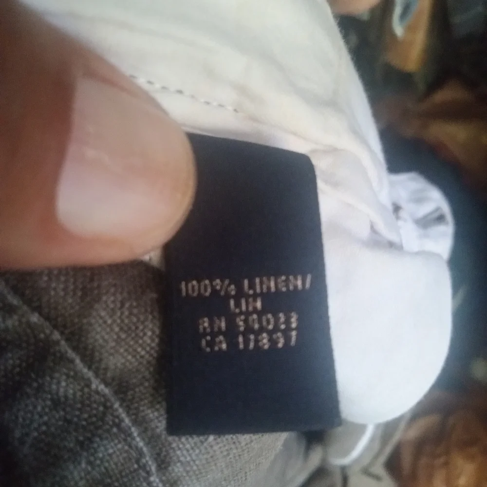 36x31 Banana Republic Linen Pants in Dark Olive